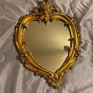 Vintage Gold Ornate Wall Mirror